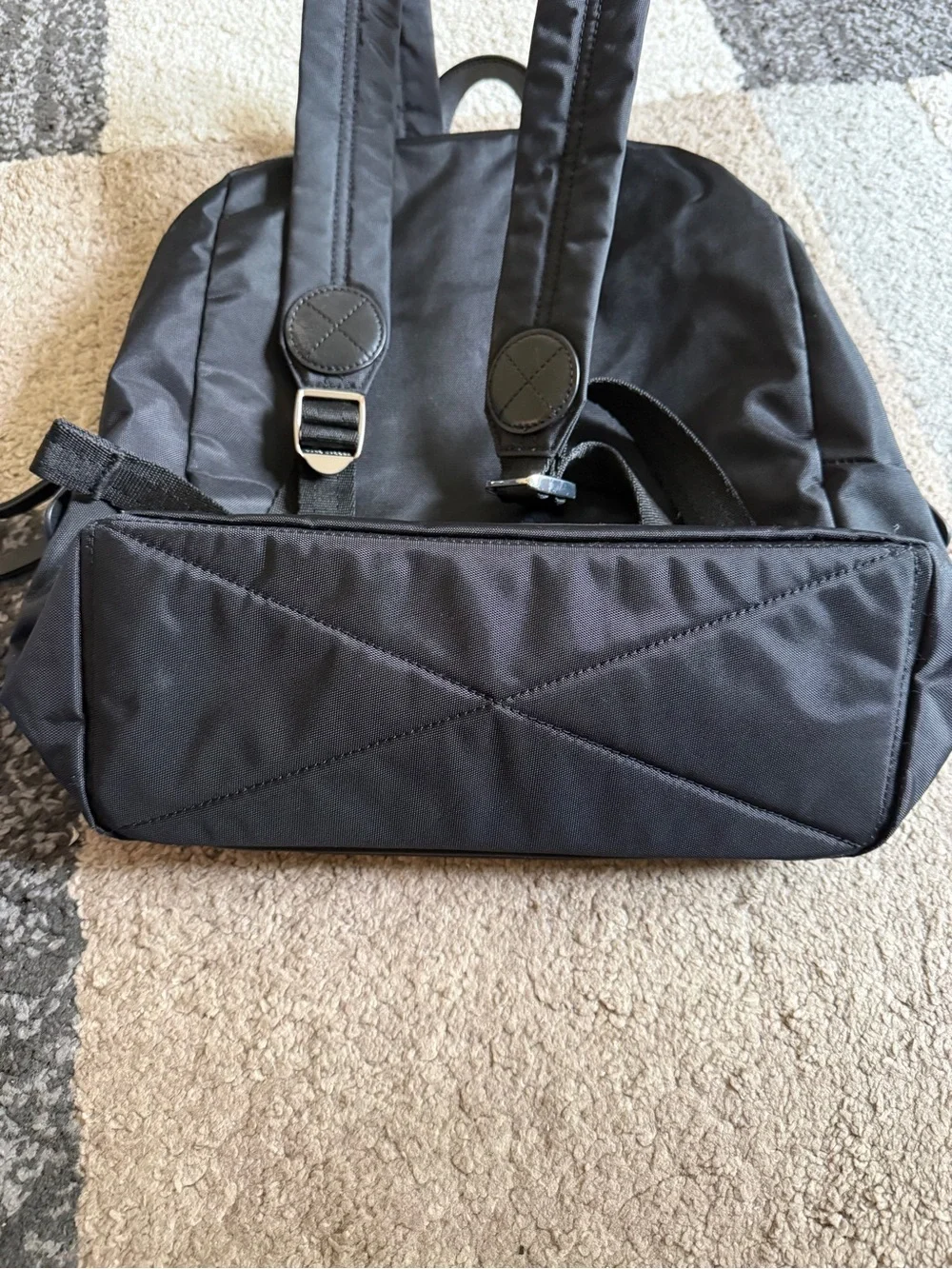 Marc Jacobs Black Nylon The Biker  Large Backpack